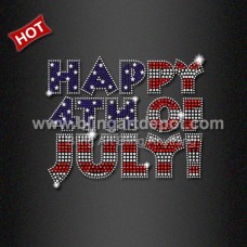 Happy 4th of July Crystal Transfer Iron ons Custom Order